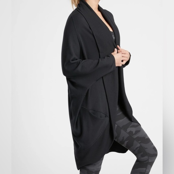 Athleta Ethereal Cocoon Wrap Sweater Cardigan - Picture 1 of 8